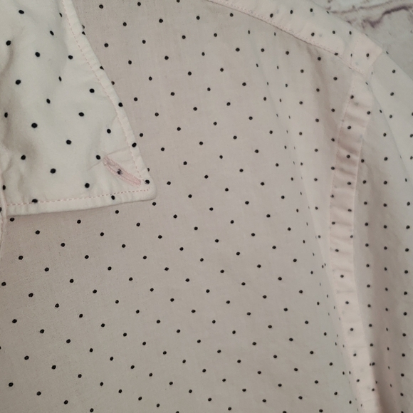 Zara Man XL Polka-dot Light Pink Shirt - Picture 11 of 12